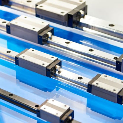 uxcell MGN9H Bearing Steel Sliding Carriage Block with Plastic Anti-Fall Strip for 9mm MGN9 Linear Motion Slide Rail Guide, Black