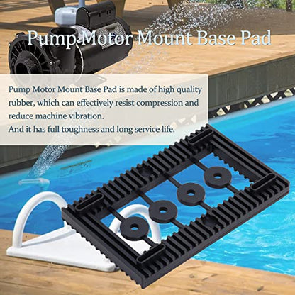 Pool Pump Pad Anti-Vibration Hot Tub Pump Motor Mount Base Pad for Quiet