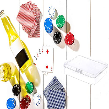 Goiio 12 Pcs Mini Plastic Storage Containers Box with Lid 5x4x1.3 Inches Rectangle Box, for Collecting Small Items, Beads, Game Pieces, Crafts Accessories - size: 12 Pieces 5 x 4 x 1.3 Inches