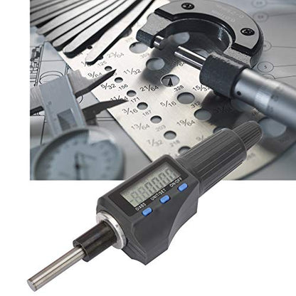 KIMISS 0.001mm Digital Micrometer Head 0-25mm Electronic Micrometer Head Support Unit Convert 0.001mm Digital Micrometer, KIMISS9go18ubve3