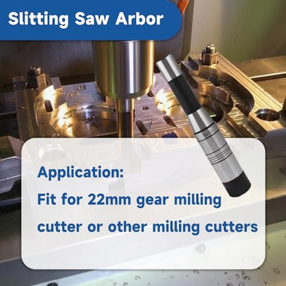 WFLNHB Milling Machine Arbor 22mm R8 Slitting Saw Arbor Replacement for Milling Machine Bridgeport