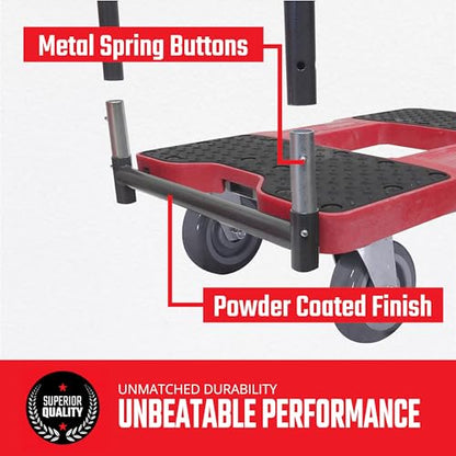 SNAP-LOC, Extension BAR Set for Dolly Heavy Duty Rolling Cart & Appliance Dolly Accessory - style: EXTENSION BAR SET
