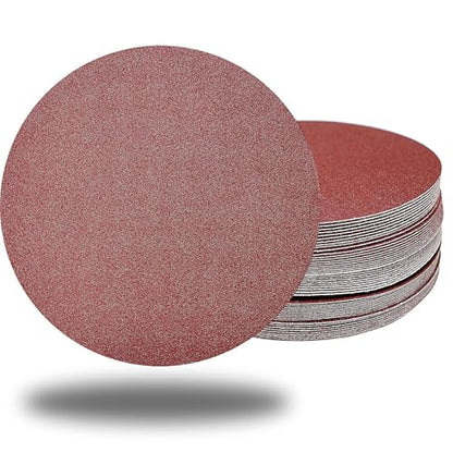 50 Pack 7 Inch 60 Grit Hook-and-Loop Sanding Discs Sandpaper -7" Aluminum Oxide Sander Paper Grinding Polishing for Random Orbit Drywall Sander … - style: 60 Grit