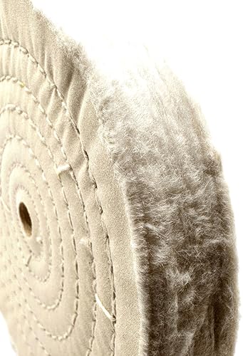 10" x 3/4" 80-Ply Fine Muslin Buffing Wheel, 1 Pack