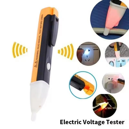 Non-Contact Voltage Tester Pen (90-1000V) – AC Power Outlet Detector with LED Light