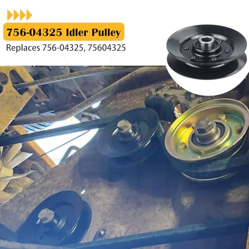 2PK 756-04325 Pulley for Craftsman LT2000 Cub Cadet LTX1042 Tractor - color: L18 2x756-04325
