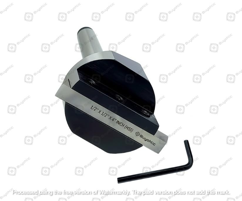 Buyohlic 3" Fly Cutter for Milling & Lathe Machine (MT3-Drawbar (M12x1.75) W/HSS +Indexable Bit) - size: MT3-Drawbar (M12x1.75)W/ HSS +Indexable Bit