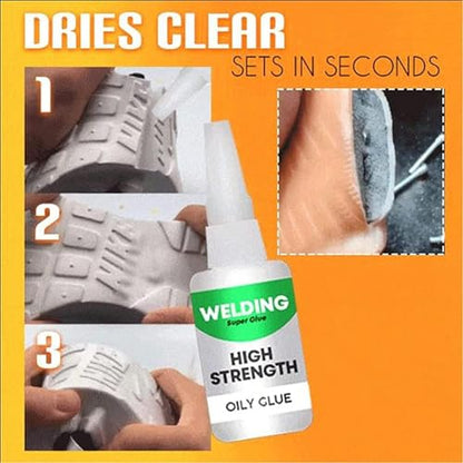 High Strength Oiiy Glue,Universal Super Glue,Welding High-Strength Oiiy Glue, Used for Quick Repair of Metal, Plastic, Wood, Glass, Jade and So On (2pcs)