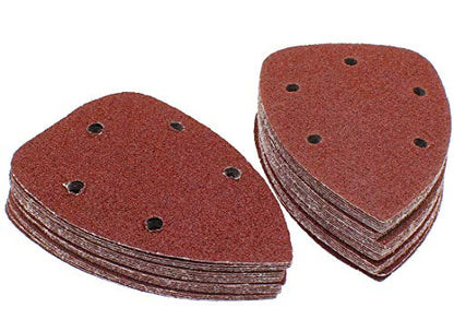 50 Pcs Mouse Detail Sander Sandpaper, 40 Grit, 5 Hole - size: 40 Grit - 50 Pcs