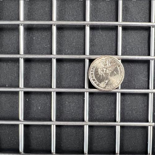 11Gauge 48"x24"Stainless Steel Hardware Cloth 1 inch Delivered Flat|Strong Heavy Wire Fence Chicken Wire Fencing Metal Screen for Screen Door Mesh,Poultry Cage,Grill Mesh,Bird Netting,Pet Metal Grate - size: 48"x24", style: 11 Gauge, 1 inch Holes