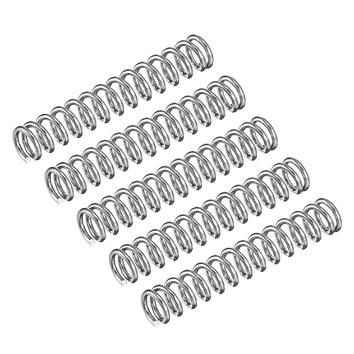 uxcell 5Pcs Compression Spring 304 Stainless Steel 5mmOD,0.8mmWD,30mmFL - size: 0.8mmx5mmx30mm