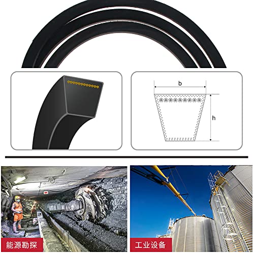 SPZ630/3V250 Drive V-Belt, Industrial Power Rubber Transmission Belt - size: SPZ630/3V250