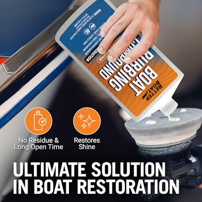 Marine Rubbing Compound, Fiberglass Buffing and Scratch Remover, Gelcoat