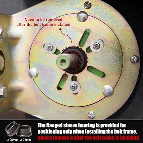 2"x48" Belt Grinder Attachment for Bench Grinders, 2x48 Inch Belt and 7 Inch Disc Sander Attachment for Bench Grinders with 5/8" Arbor - size: 2"x48"-3.5''
