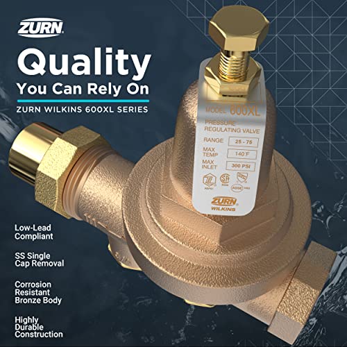 Zurn Wilkins 1-600XL 1" 600XL Pressure Reducing Valve - size: 1 Inch