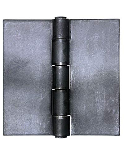Hinge Weld On Heavy Duty for Metal Doors - 3" X 3" Heavy Duty Butt Hinges Weld On - 2 Pcs Weld On Butt Hinge 3" Weld On Steel Hinges - size: 3" X 3"