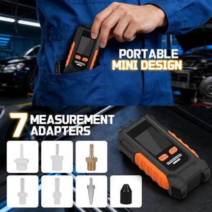 Manometer, Dual-Port Gas Pressure Tester, -101 to 200 kPa Range