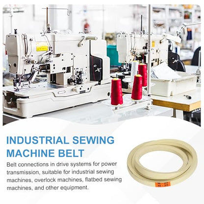 uxcell 4Pcs M35 Industrial Sewing Machine Belt 35.5" Outer Girth Rubber - size: M35