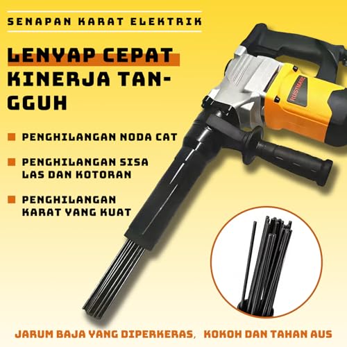 1400W Electric Needle Scaler with 23 Needles
