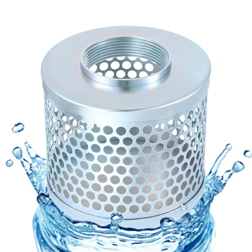 Carbon Steel Round Hole Suction Strainer Filter for Water Pumps - 3 inch - size: 3 inch