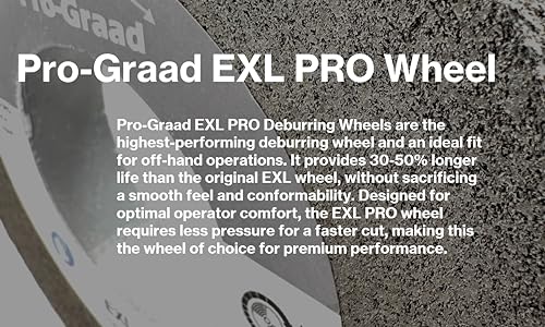 EXL PRO Deburring Wheel 8" x 1" x 3", 9S Medium, 11185 - style: 8" x 1" x 3" 9S Medium