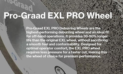 EXL PRO Deburring Wheel 8" x 1" x 3", 9S Fine, 94908 - style: 8" x 1" x 3" 9S Fine