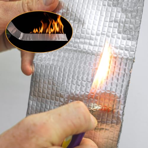 BIGTEETH Aluminum Butyl Waterproof Tape 4 inch x 16 feet - color: 4 inch x 16 feet