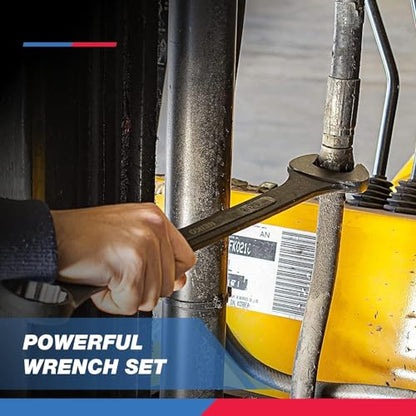 Neiko 03125A Heavy Duty Wrench Set | 6 Piece | SAE | 12-Pt Combination Box Ends - size: 6 Piece, style: SAE