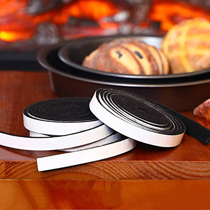 Boao 2 Pack BBQ Gasket Tape High Temp Grill Self Stick, 2