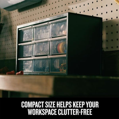 CRAFTSMAN Plastic Storage Organizer Bin System, 9 Compartment, Modular, Home Office (‎CMST40709) - size: 9 Bins (Pack of 1), style: 9 Bins