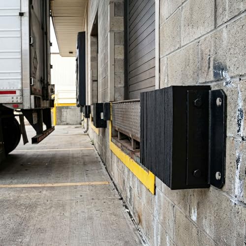 Rubber Dock Bumper, 36" x 12" x 4.5", 3/4" Mounting Holes, Guardian - size: 36" x 12" x 4.5"
