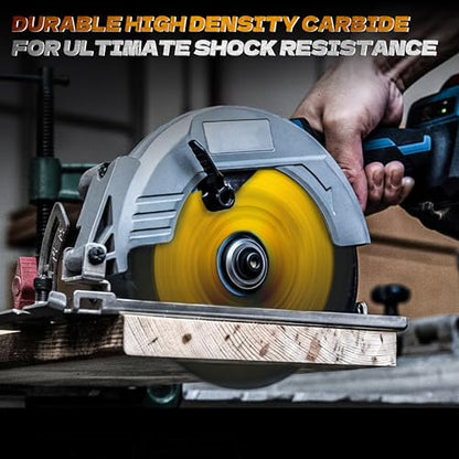 10 Inch 32T&60T Circular Saw Blade for Wood Cutting, 5/8" Arbor, 2 Pack - size: Mix2P