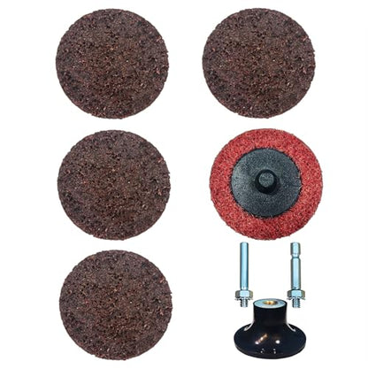 2 Inch Nylon Sanding Discs for Drill,Die Grinder - Quick Change Abrasive Sanding Disc with 1/4'' Shanks Holder,Surface Conditioning Discs for Rust,Paint,Burr Removal and Finishing - style: Medium
