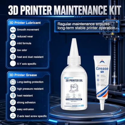 3D Printer Grease and Oil, Temperature Resistant, Dustproof, Reducing Wear