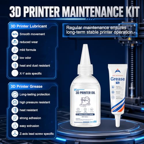 3D Printer Grease and Oil, Temperature Resistant, Dustproof, Reducing Wear