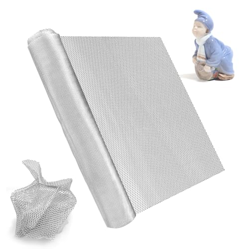 15.7 in x 16.4 Ft Silver Aluminum Wire Mesh Roll for Arts and Craft
