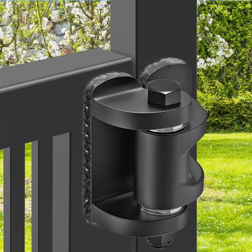 Insaga Weld on Hinges 1000lb Capacity Dual-Sided Heavy Duty Gate Hinges - 6mm Carbon Steel Weldable Hinges for Square Post to Tubular Gate, Ideal for Heavy Gates or Trailer Ramps (3.6x2.3'', 2Pack) - color: Weld hinge-180° Open