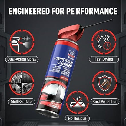 Glodway Garage Door Lubricant Spray,High Performance Fast Drying Grease for Metal Parts,Sliding Door Tracks,Locks,Hinges,Chains,No Sticky Residue,Long Lasting Protection,7 OZ，3 Pack - size: 3 Pack