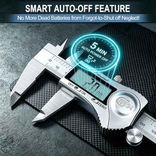 Kynup Digital Caliper, Caliper Measuring Tool, Stainless Steel Micrometer - color: Silver, size: 150mm