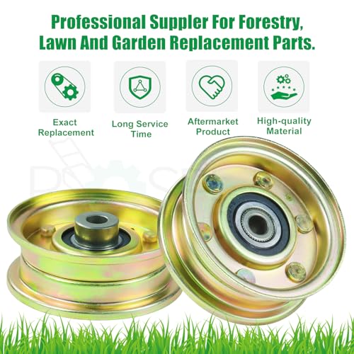 756-04224 Flat Idler Pulley for Cub Cadet LT1050 LT1042 LT1045 Deck - color: T8 1x756-0981