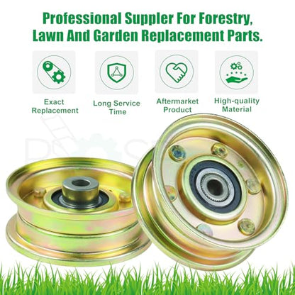 756-04224 Flat Idler Pulley for Cub Cadet LT1050 LT1042 LT1045 Deck - color: T8 1x756-0981