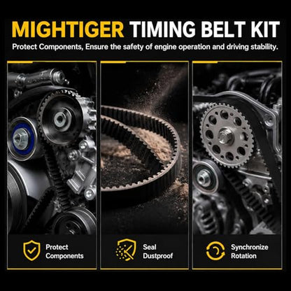 TKT-002 Timing Belt Kit with Water Pump for Toyota - size: TKT-002