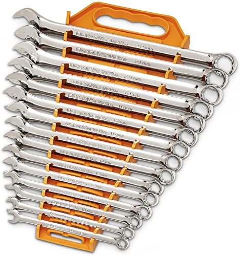 GEARWRENCH 30 Piece 12 Point SAE/Metric Combination Wrench Set | 81937 - size: 25 PC