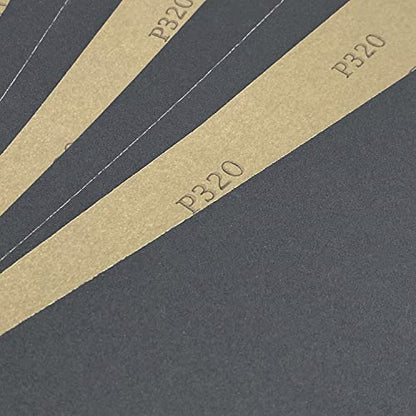 320 Grit Wet Dry Sandpaper, 10PCS 9x11 Inch Silicon Carbide Sanding Sheets - style: Grit 320
