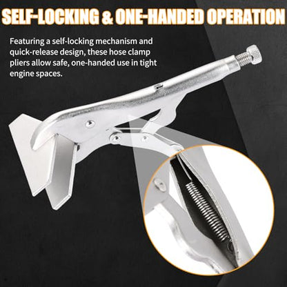 10" Locking Sheet Metal Clamp, 4 Pack Welding Locking Pliers