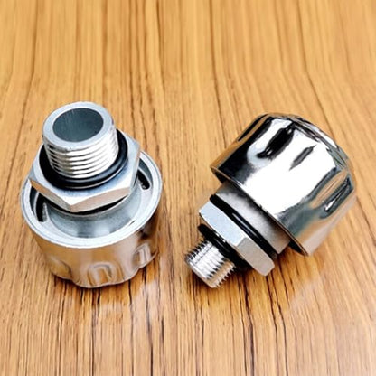2-Pack 3/8" NPT Breather Caps with 40 Micron Filtration | Heavy-Duty Carbon Steel & Aluminum Alloy Hydraulic Vent Caps | For Gearboxes, Coolant Tanks, Excavators, Trucks - size: 2-Pack 3/8" NPT