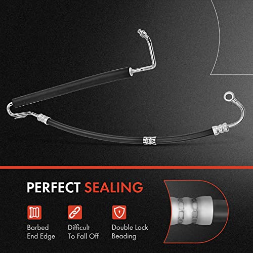 A-Premium Power Steering Pressure Hose Assembly, Pump to Rack