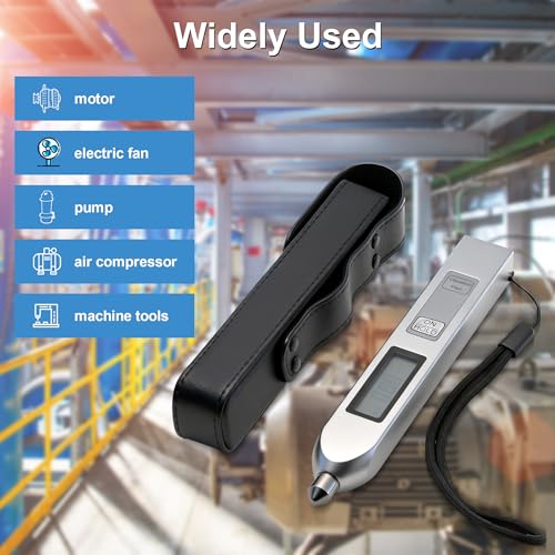 Digital Vibration Meter Handheld Vibration Meter Measures 0.1~199.9mm/s Velocity Portable Vibration Meter with 10Hz~1kHz Frequency Vibration Detector Used for Industrial (Model TV2000) - style: Model 1