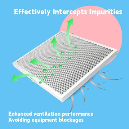 2 Packs 5881 MERV 8 Dehumidifier Filter Compatible with Whole-House Dehumidifiers E100 E080 8192A Models and Dehumidifying Ventilator 8192A, Washable Replacement Parts 13.58x12x0.79in