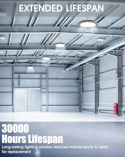 200W UFO LED High Bay Lights, 6 Pack